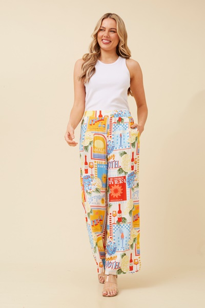 LOXANA WANDERLUST PRINT PANTS