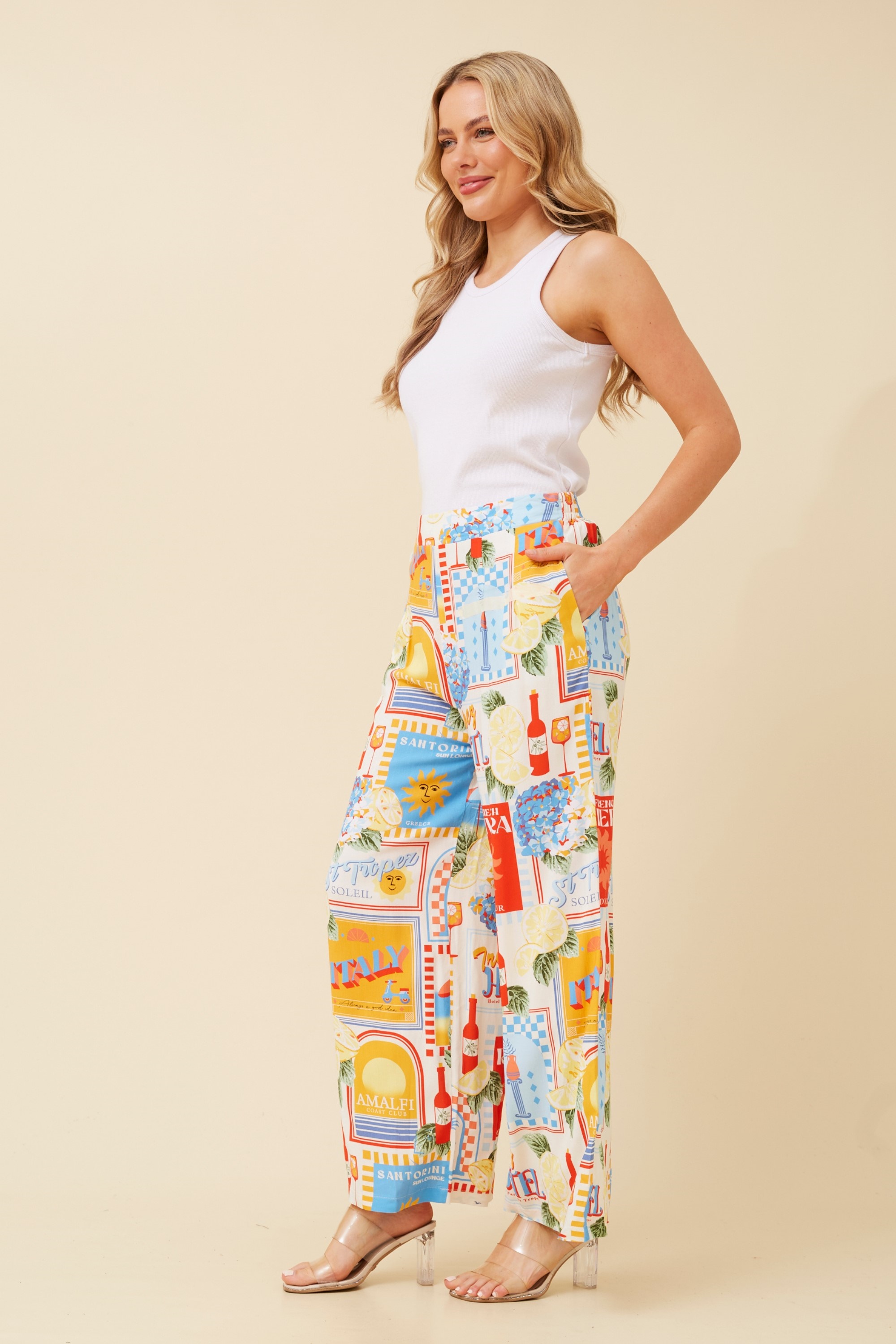 LOXANA WANDERLUST PRINT PANTS