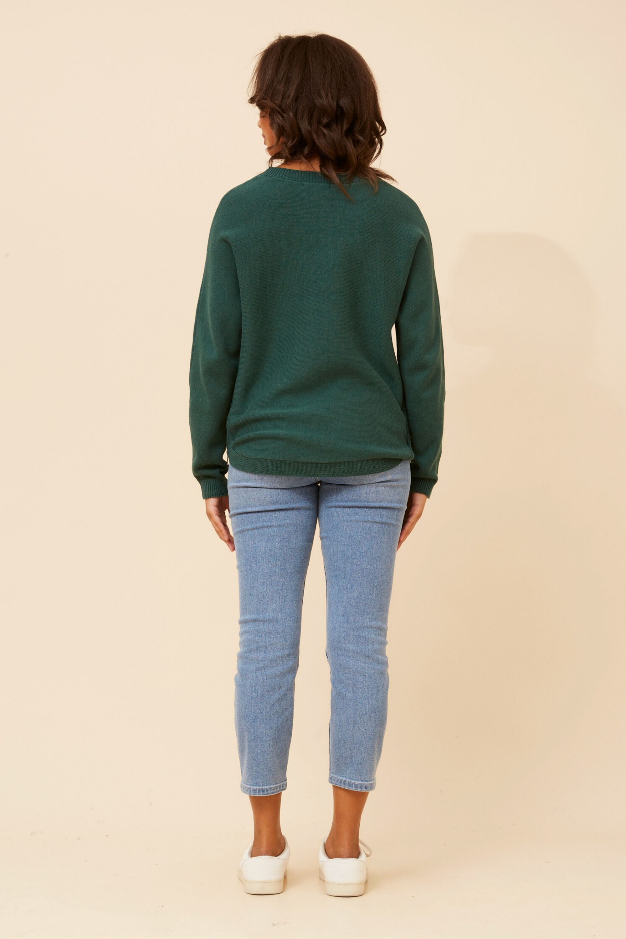 LUBA SOLID KNIT PULLOVER