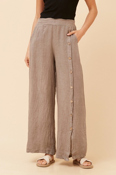 LUCA SOLID LINEN PANTS