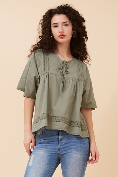 LUCIELLE BOHO SOLID TOP