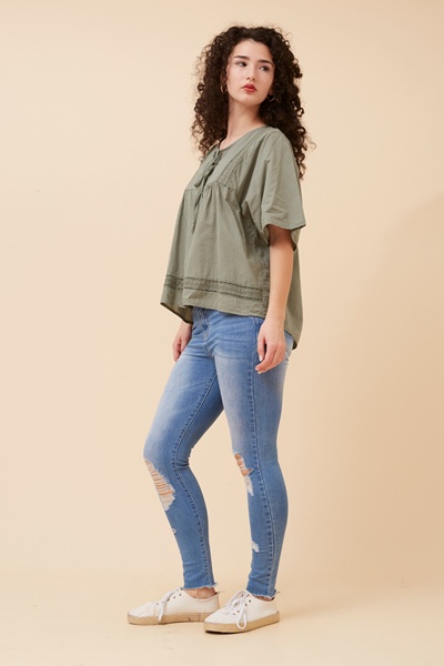 LUCIELLE BOHO SOLID TOP