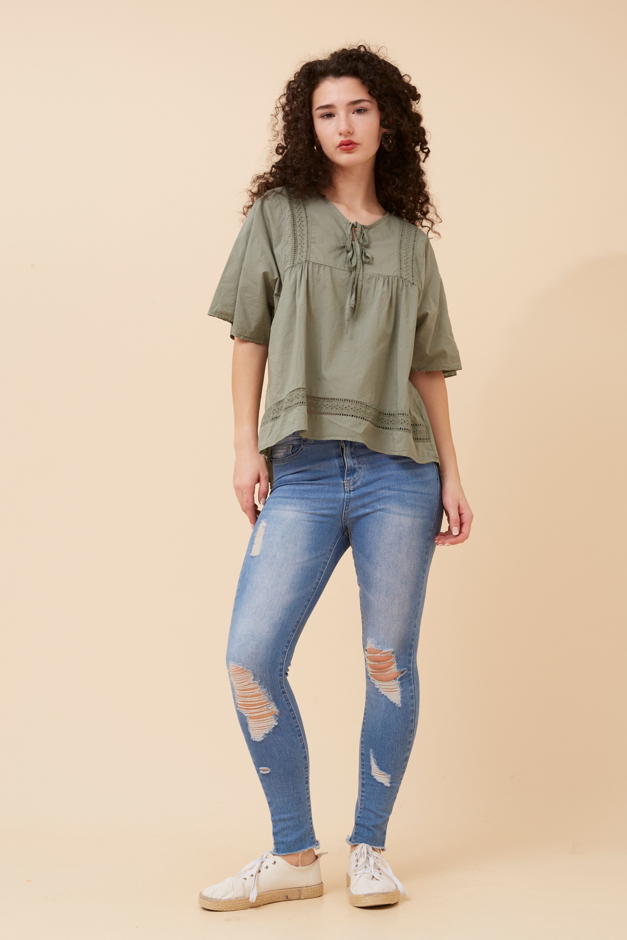 LUCIELLE BOHO SOLID TOP