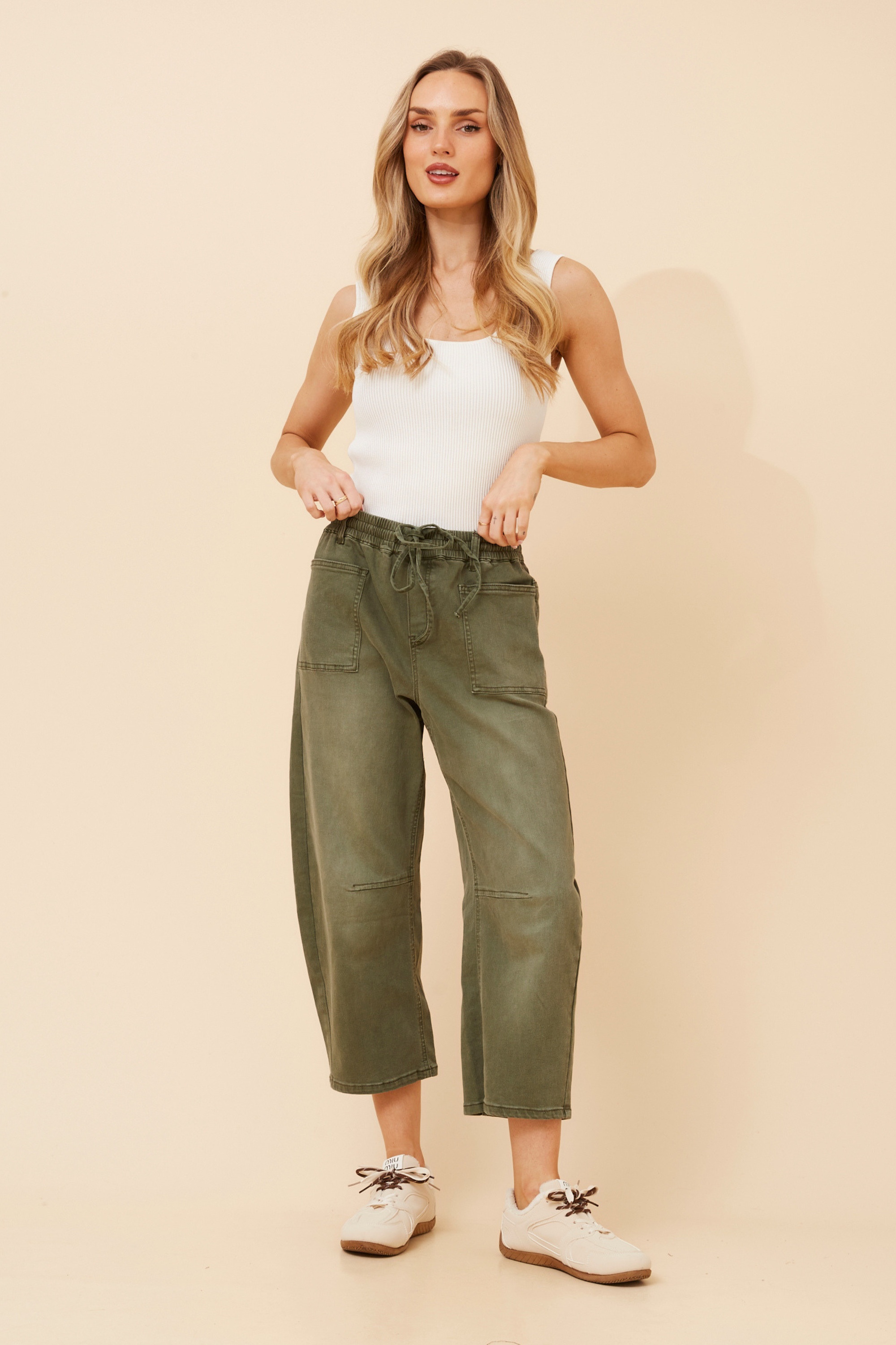 LUMA SOLID DENIM PANTS