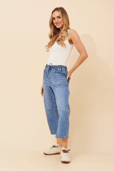 LUMA SOLID DENIM PANTS
