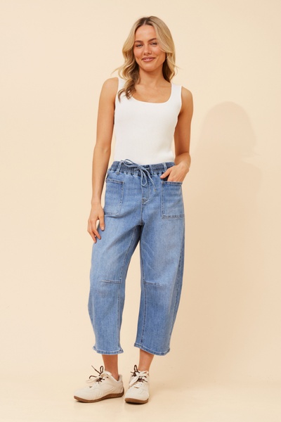 LUMA SOLID DENIM PANTS