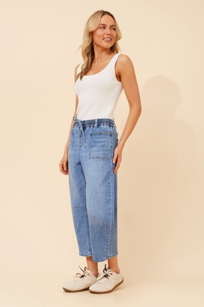 LUMA SOLID DENIM PANTS