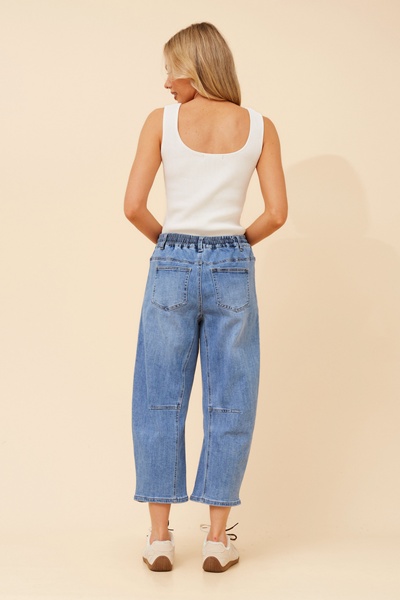LUMA SOLID DENIM PANTS