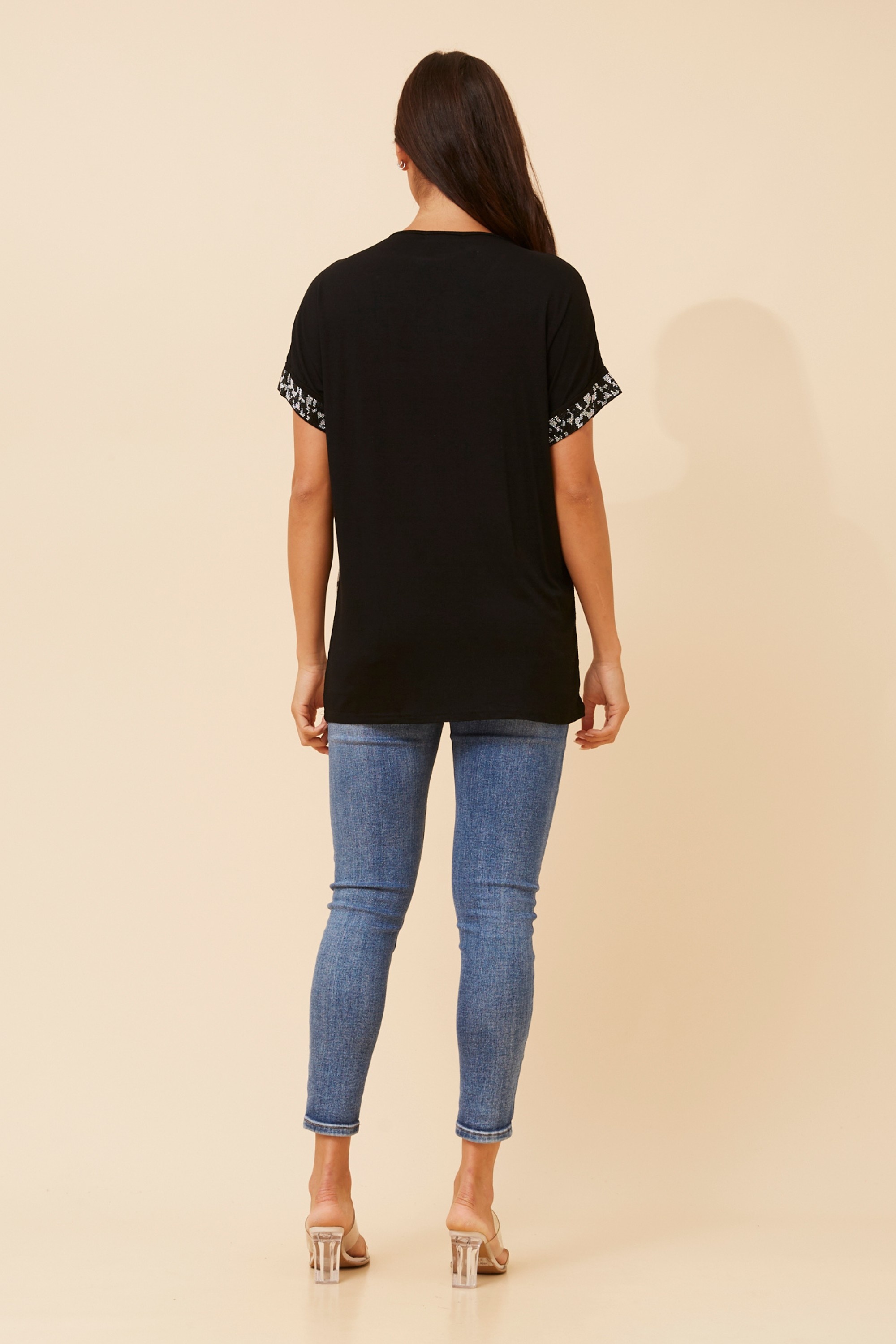 LUNETTE ANIMAL PRINT TOP