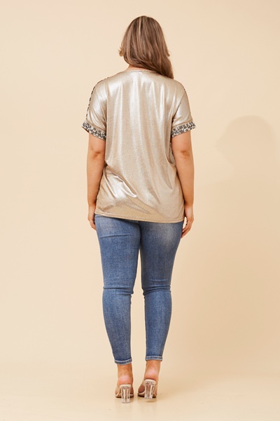 LUNETTE ANIMAL PRINT TOP