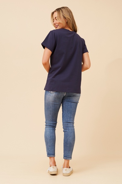 LURA HEART PRINT TSHIRT