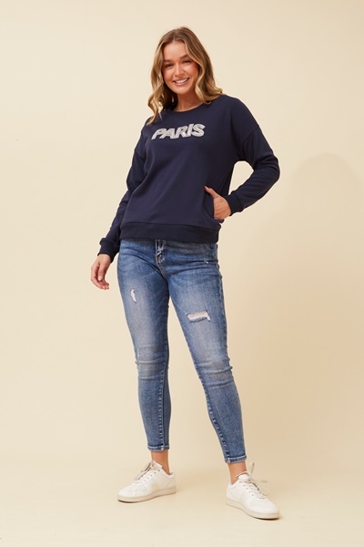 LUXE EMBELLISHED JUMPER