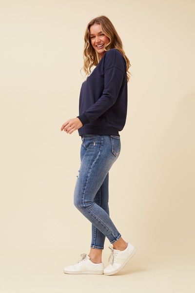 LUXE EMBELLISHED JUMPER