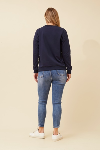 LUXE EMBELLISHED JUMPER