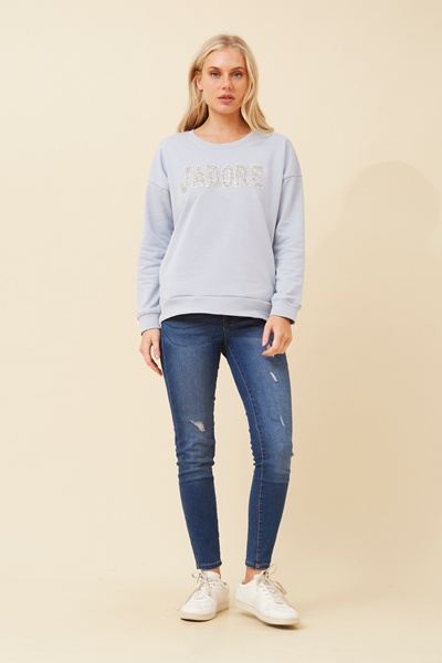 LUXE EMBELLISHED JUMPER