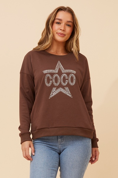 LUXE STAR PRINT TOP