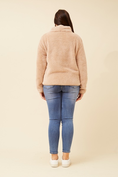 LYN FAUX FUR JACKET (PLUS)