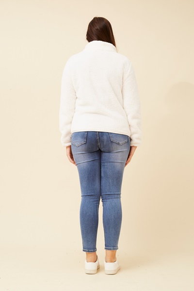 LYN FAUX FUR JACKET (PLUS)