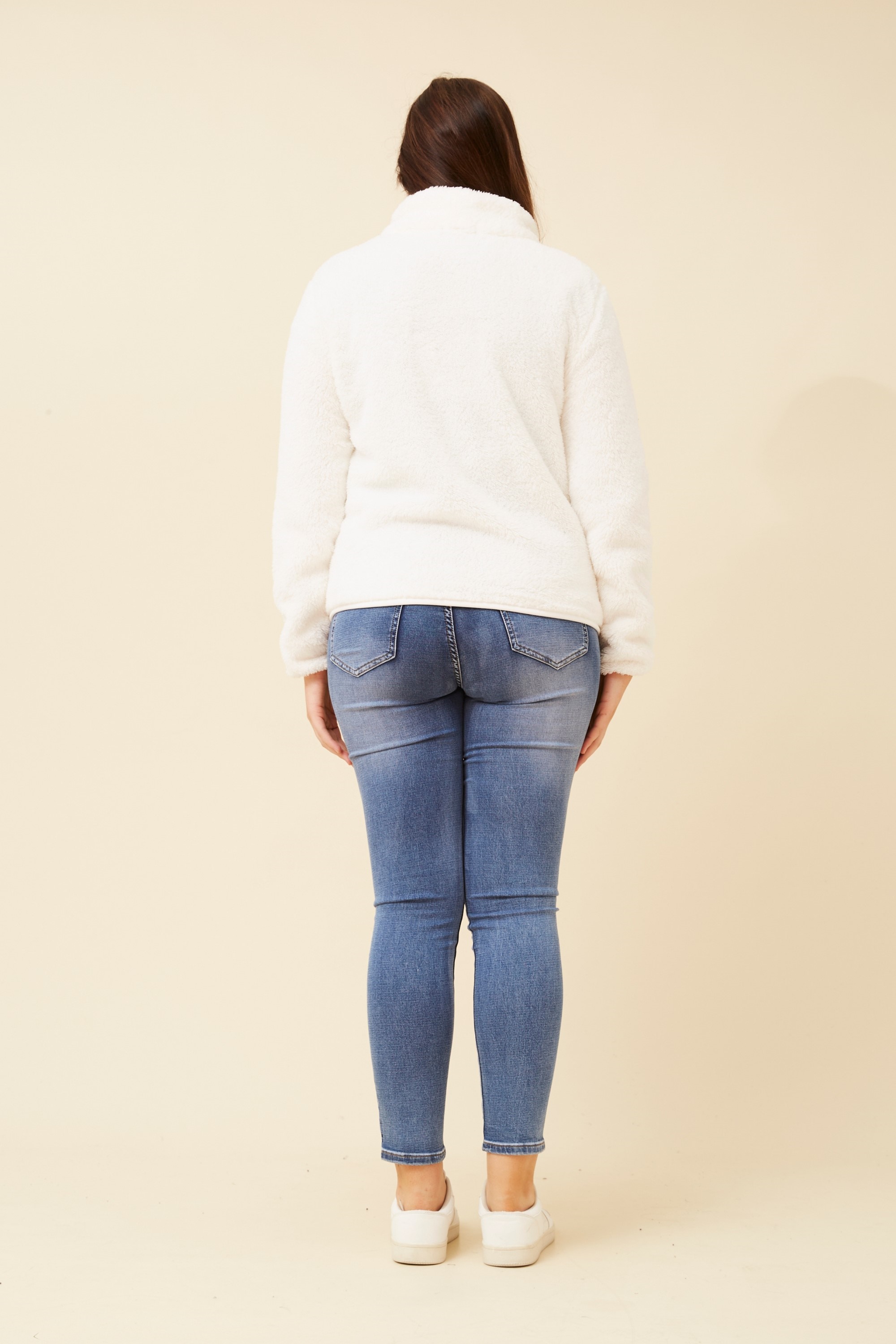 LYN FAUX FUR JACKET (PLUS)