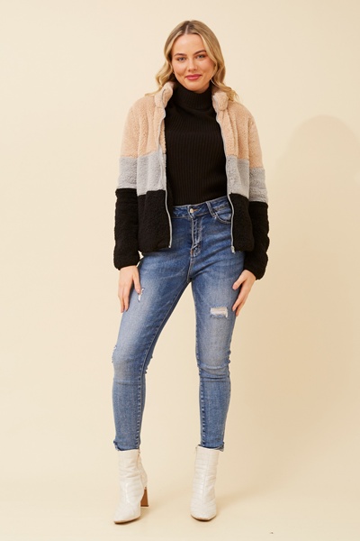 LYN FAUX FUR JACKET