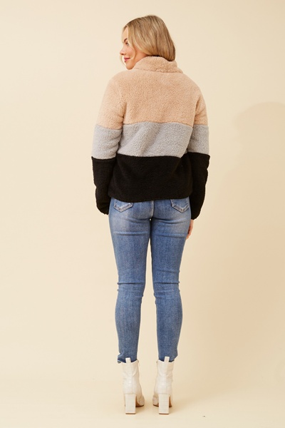 LYN FAUX FUR JACKET