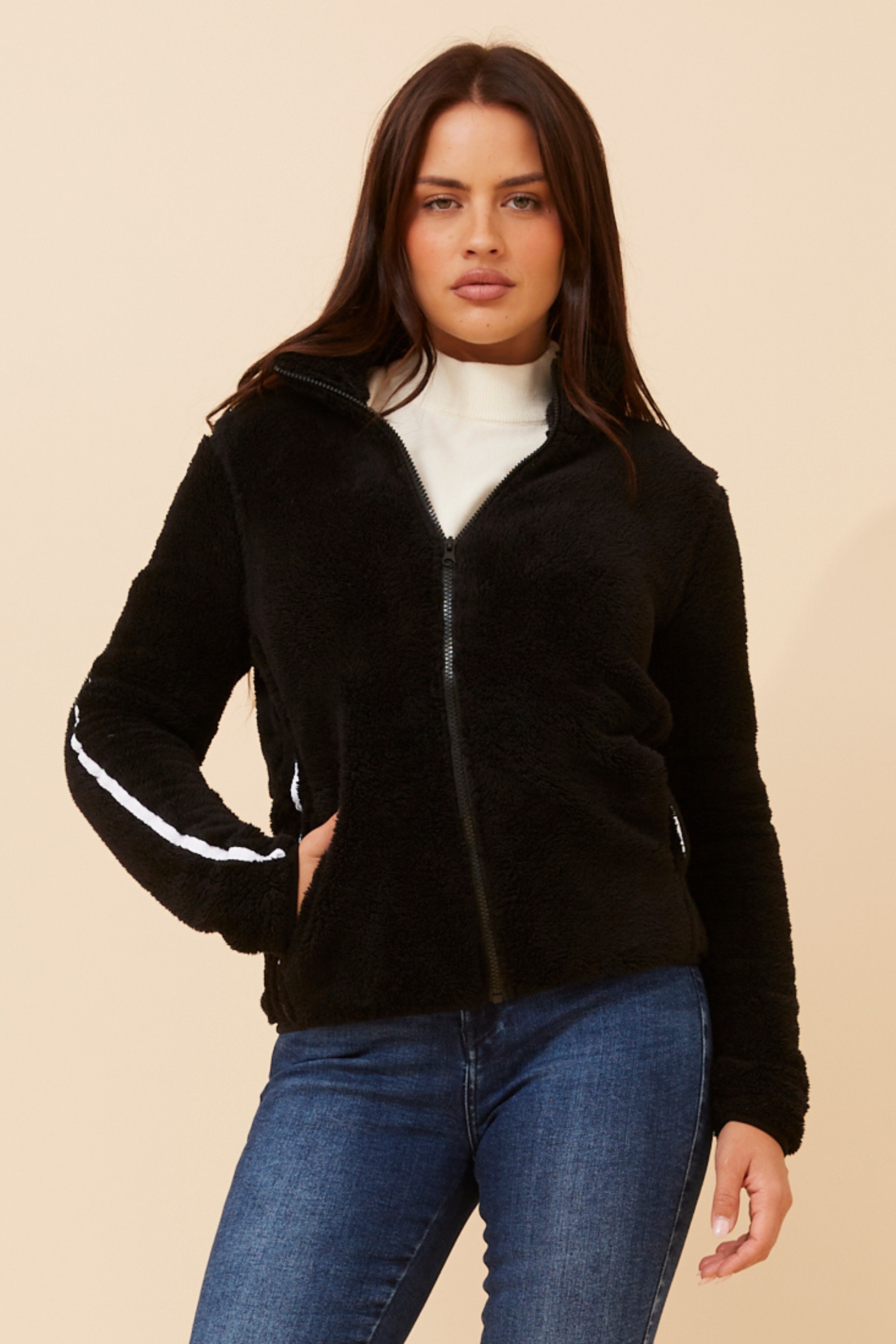 LYN FAUX FUR JACKET