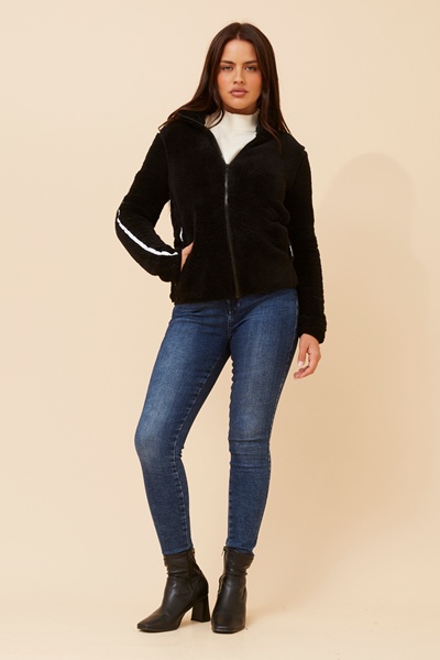 LYN FAUX FUR JACKET