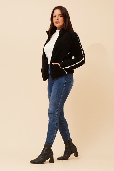 LYN FAUX FUR JACKET