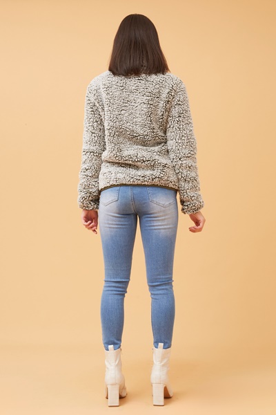 LYN FAUX FUR TEDDY JACKET