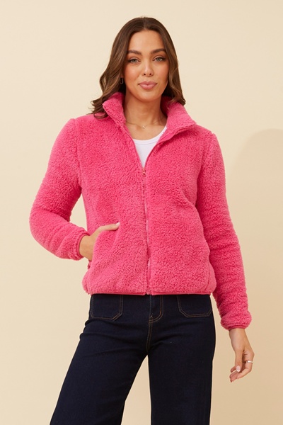 LYN TEDDY FUR JACKET