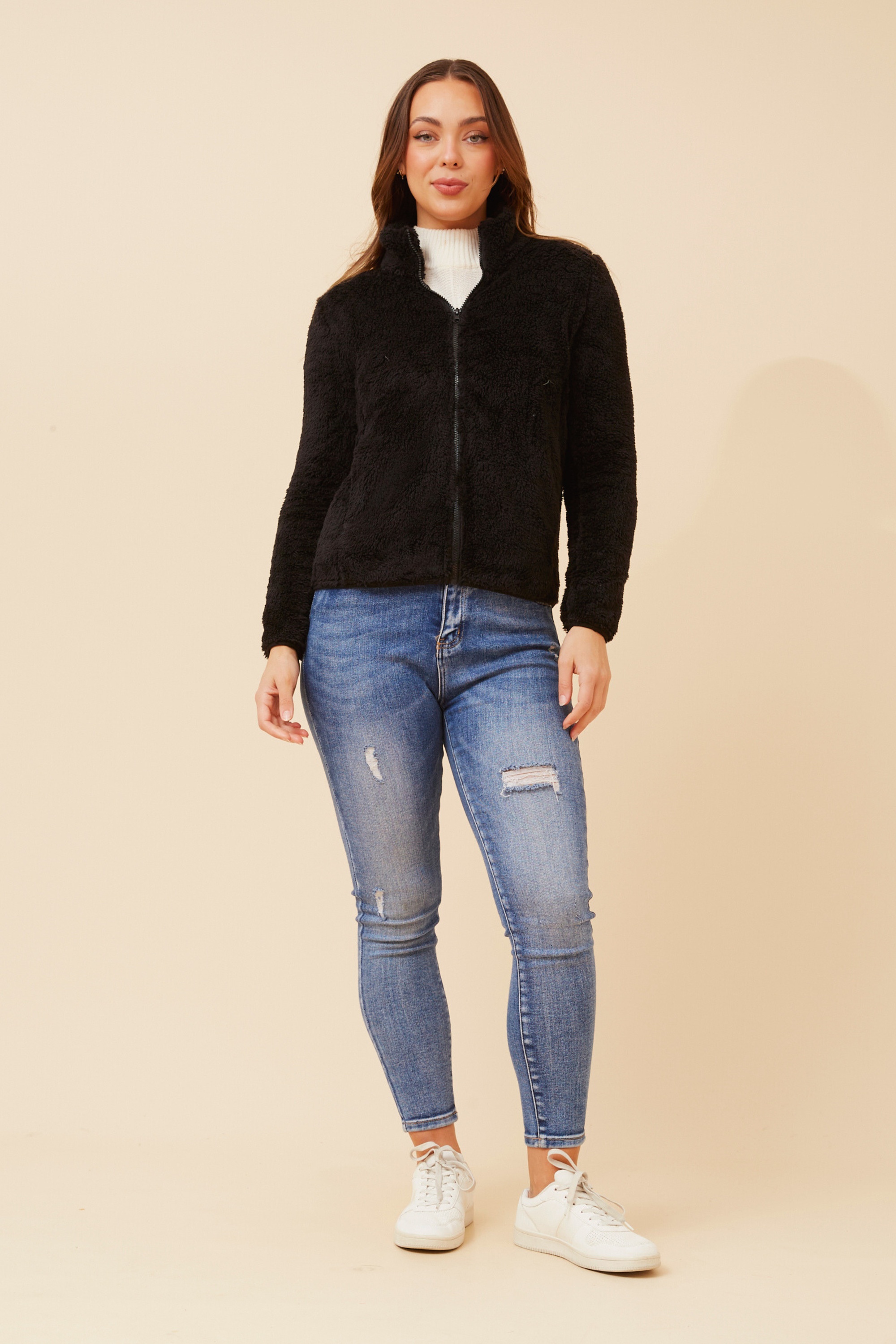 LYN TEDDY FUR JACKET