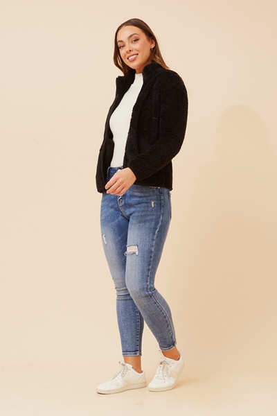 LYN TEDDY FUR JACKET