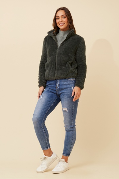 LYN TEDDY FUR JACKET