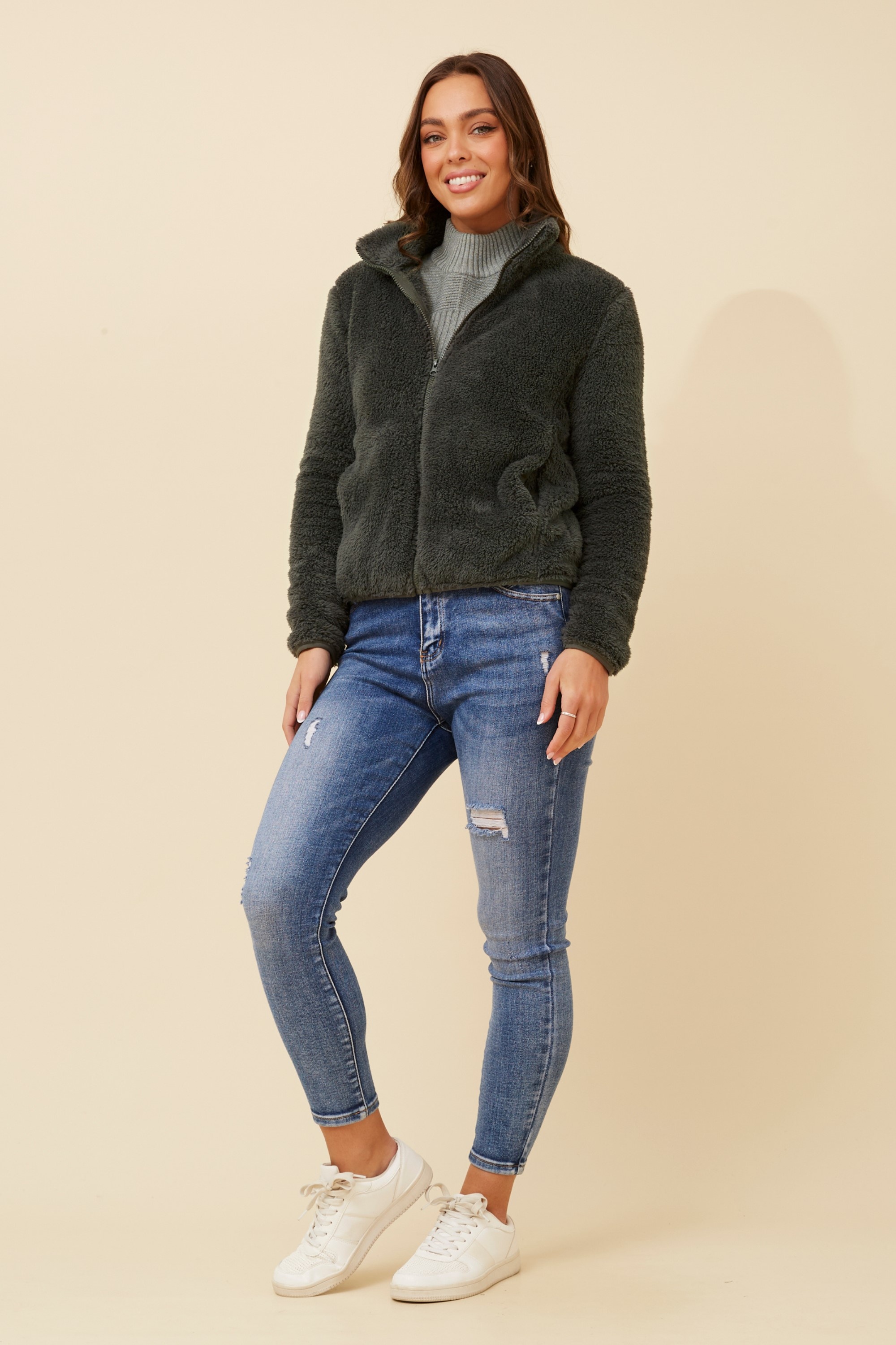 LYN TEDDY FUR JACKET