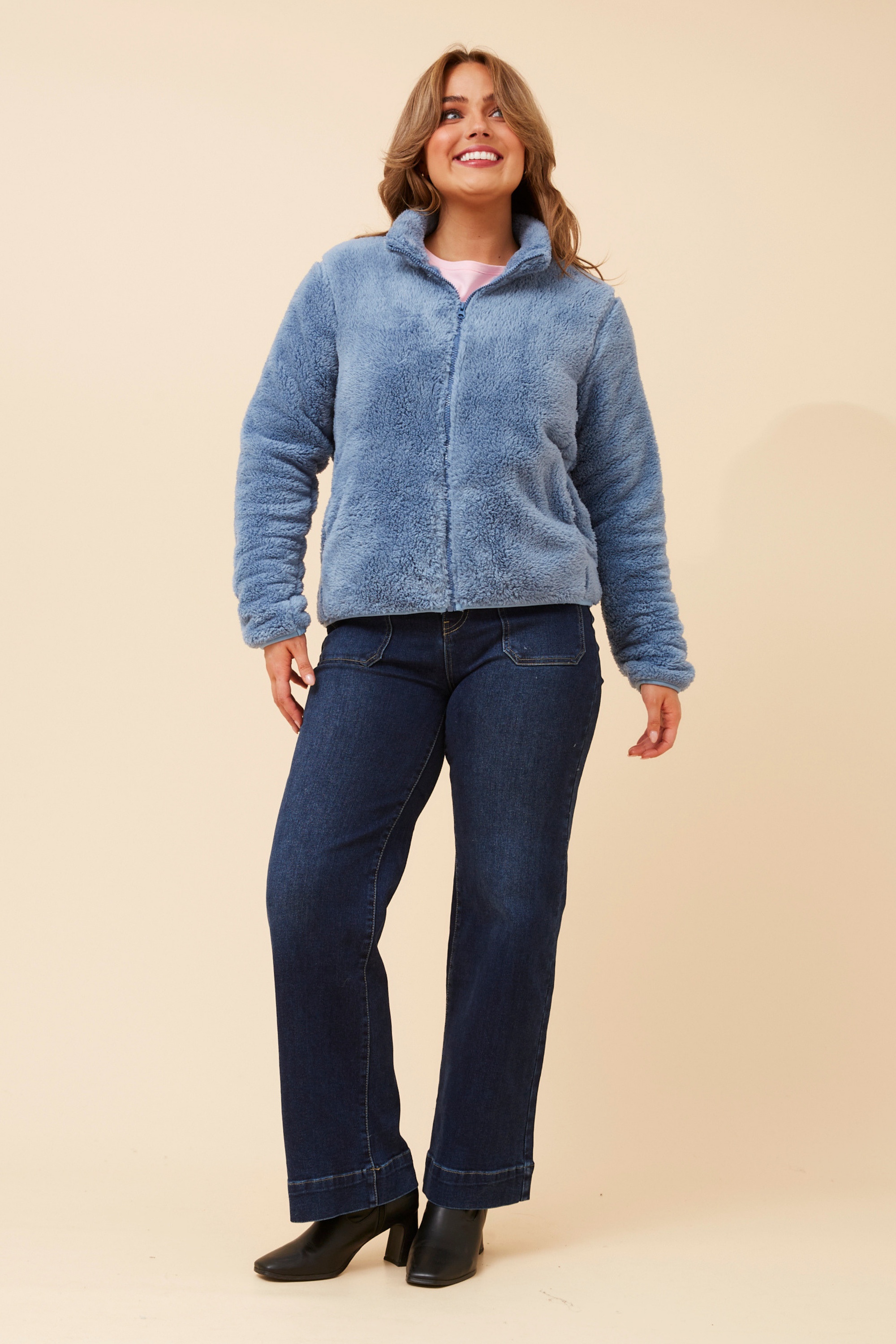LYN TEDDY FUR JACKET