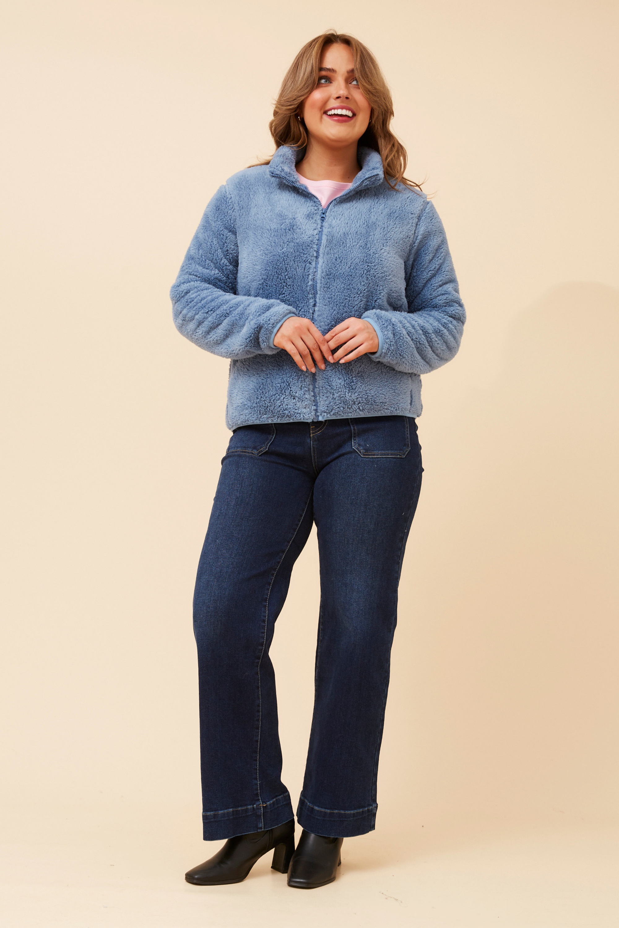LYN TEDDY FUR JACKET