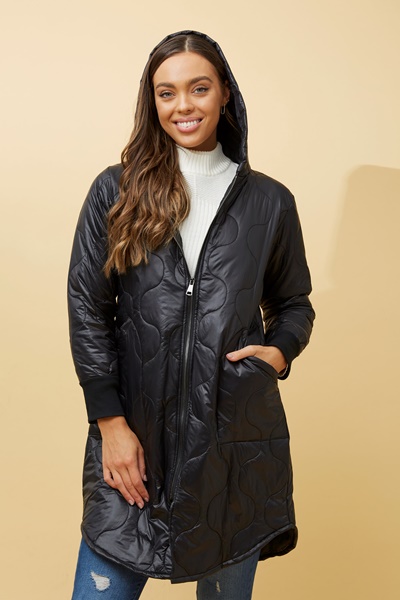 LYRA HOODED PUFFER COAT
