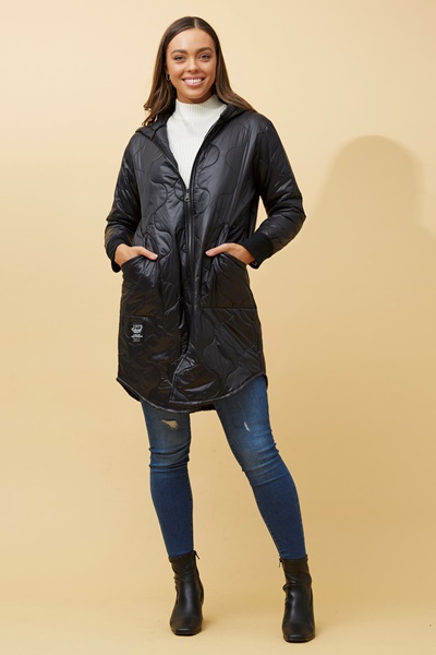 LYRA HOODED PUFFER COAT