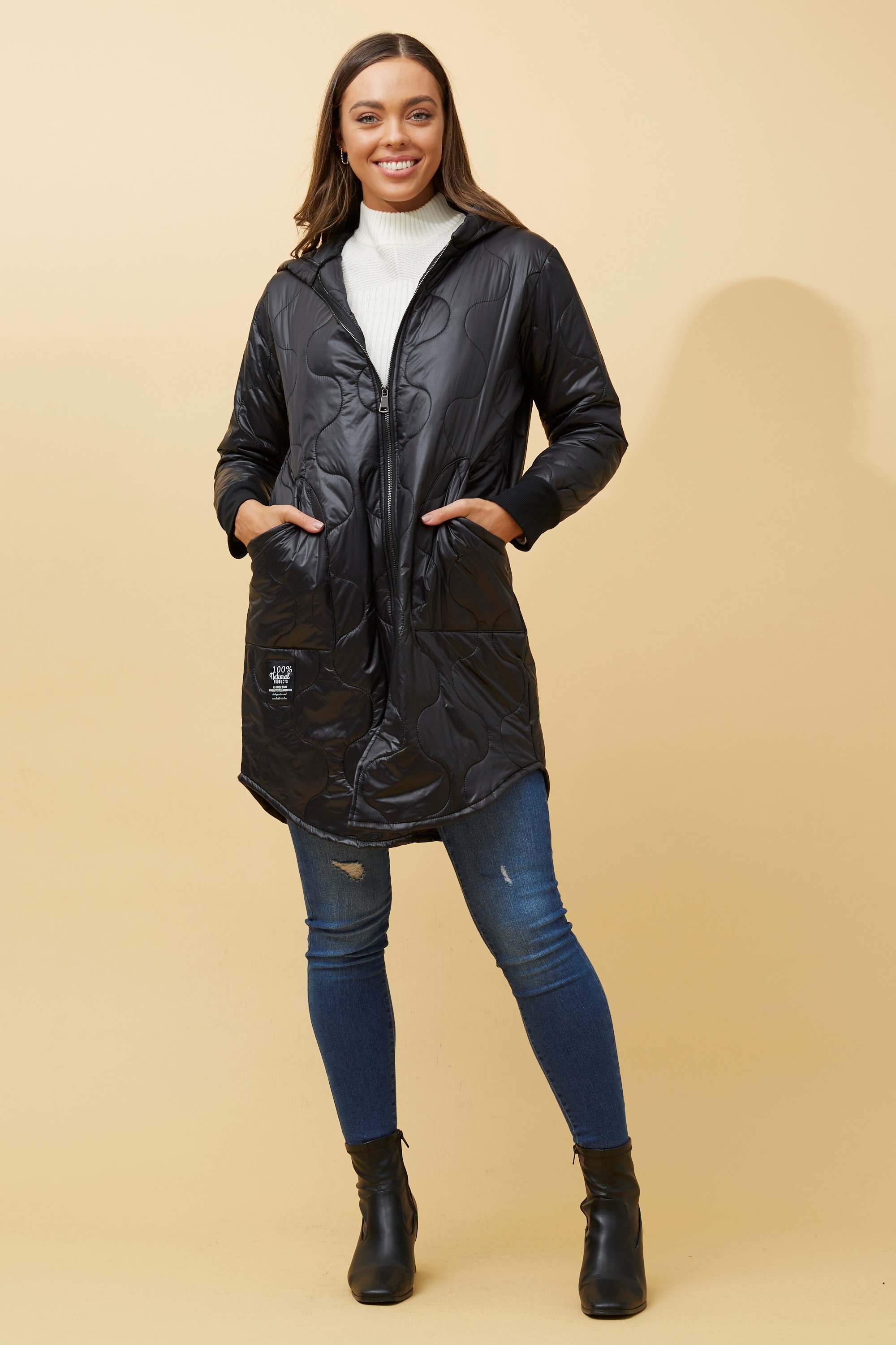 LYRA HOODED PUFFER COAT