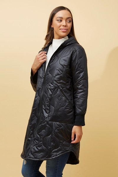 LYRA HOODED PUFFER COAT