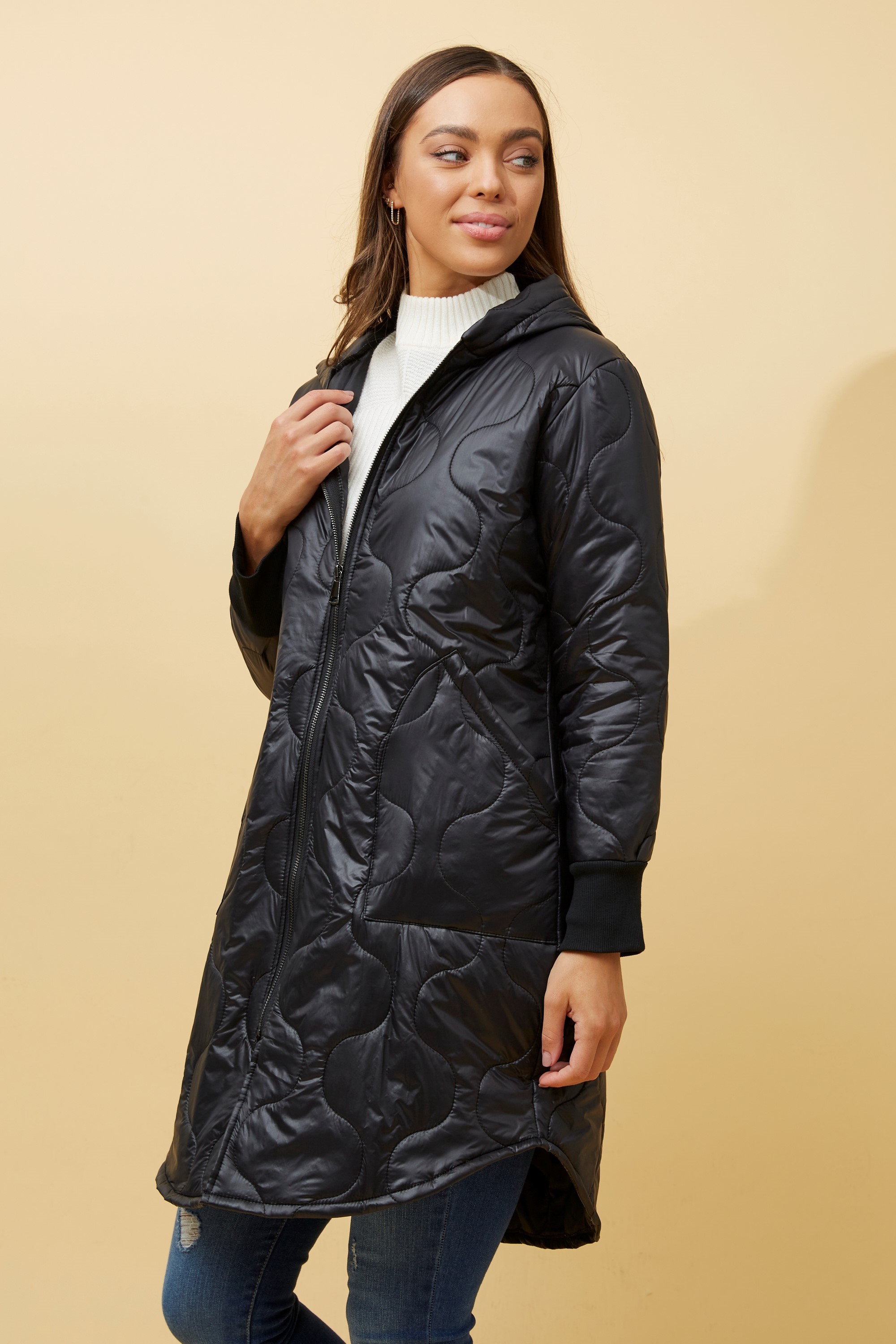 LYRA HOODED PUFFER COAT