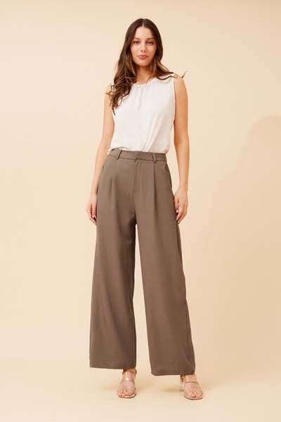 MAHA SOLID WIDE LEG PANTS