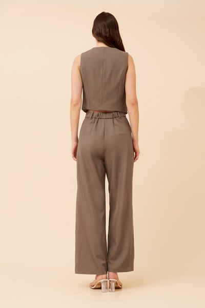 MAHA SOLID WIDE LEG PANTS