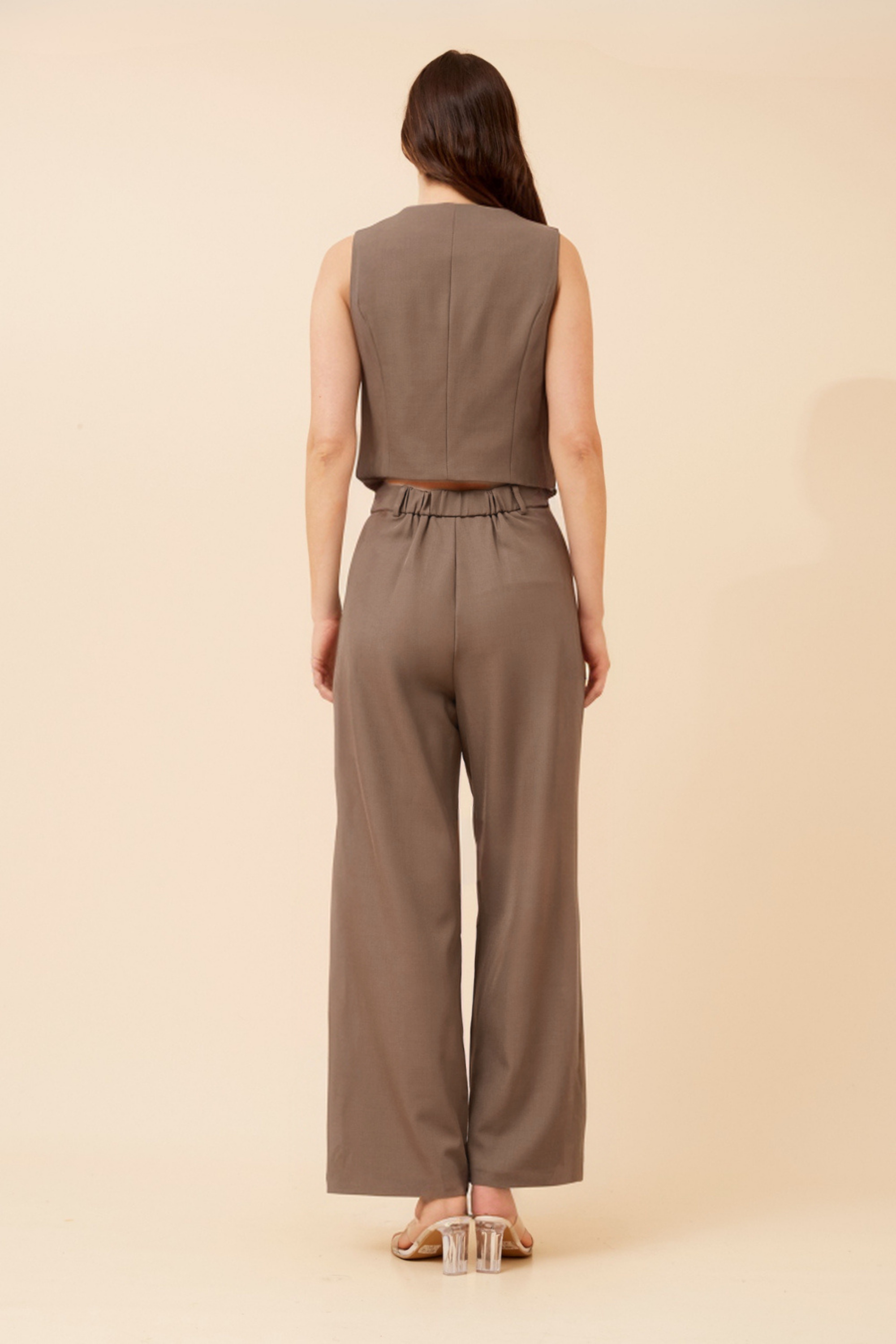 MAHA SOLID WIDE LEG PANTS