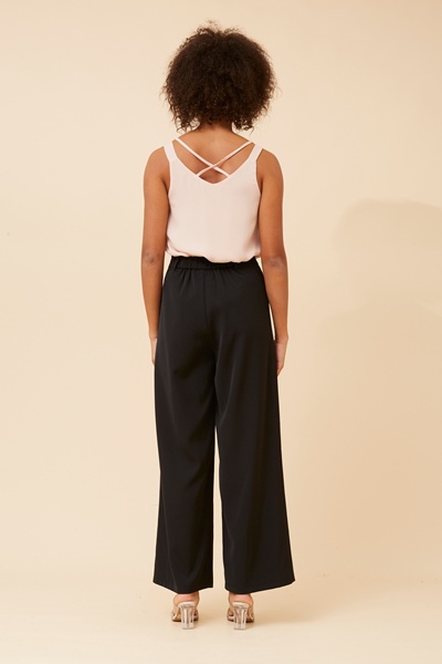 MAHA SOLID WIDE LEG PANTS