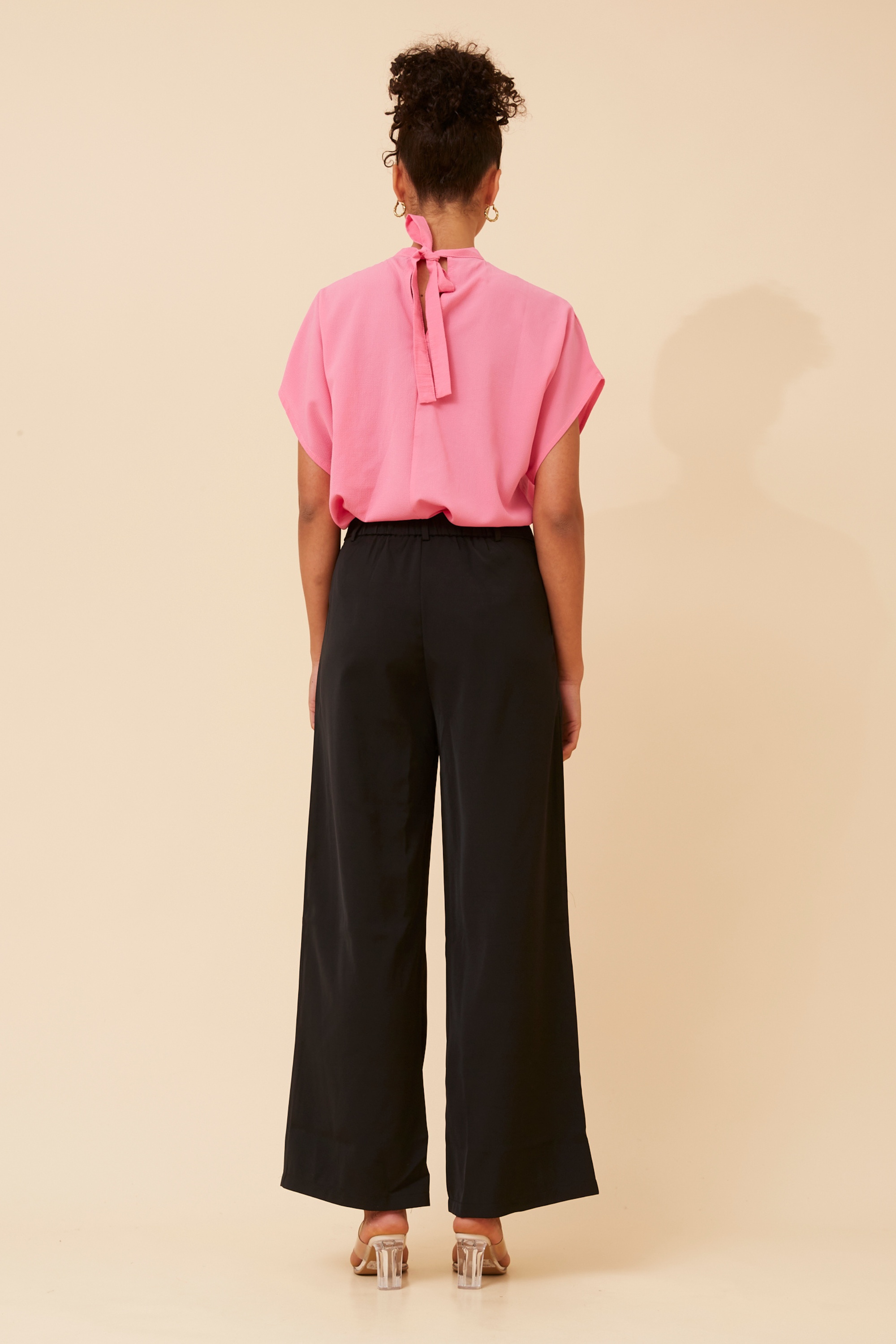 MAHA SOLID WIDE LEG PANTS