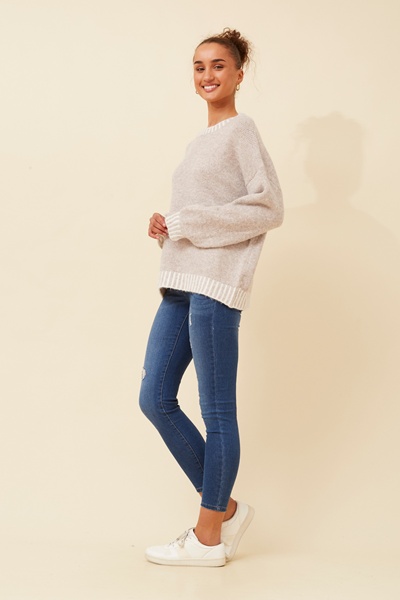 MAILANI SOLID KNIT PULLOVER