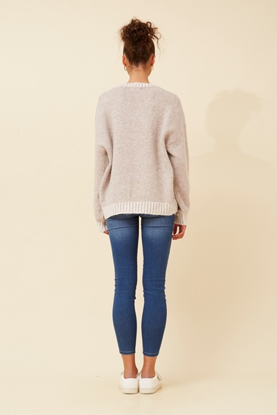 MAILANI SOLID KNIT PULLOVER