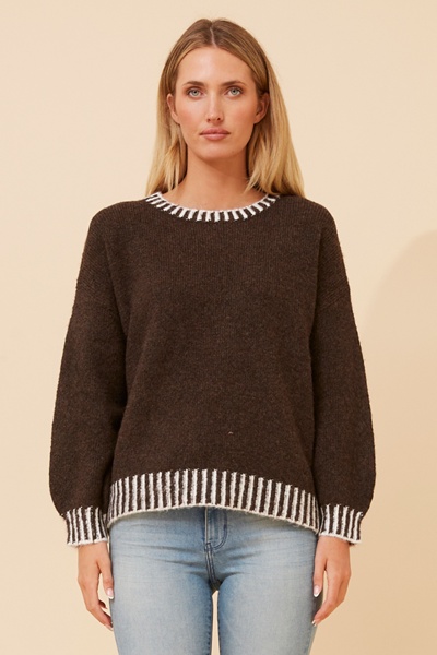 MAILANI SOLID KNIT PULLOVER
