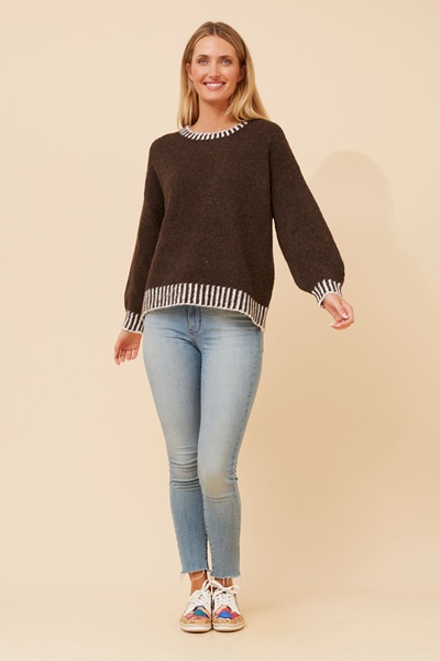 MAILANI SOLID KNIT PULLOVER